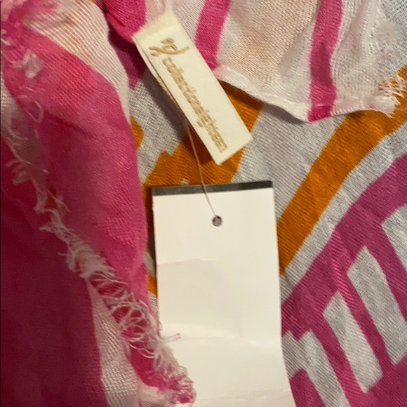 Nordstrom Rack New with Tags Scarf Colorful 28x82 - Picture 4 of 5